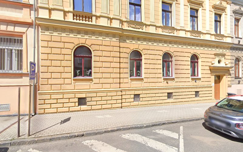 Logo Akademie Cizích Jazyků Louny