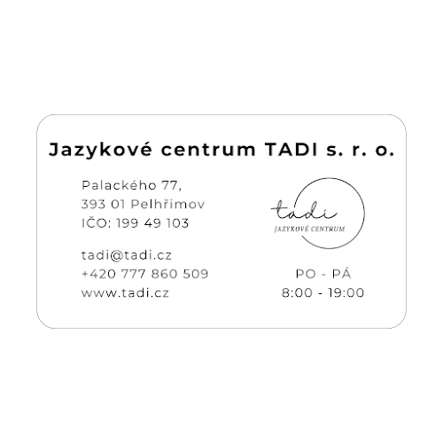 Logo Jazykové Centrum Tadi